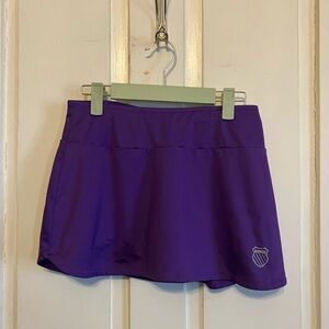 Purple K-Swiss Athletic Skirt